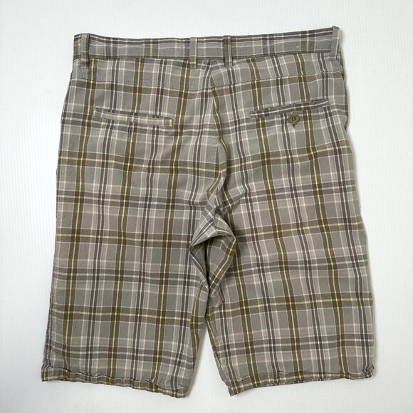 Y2K Avirex Plaid Bermuda Shorts 36 - Picture 4 of 6